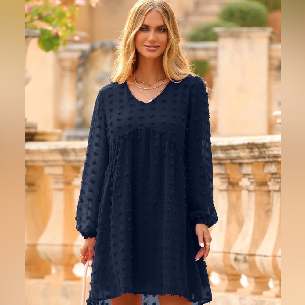 Navy blue dress